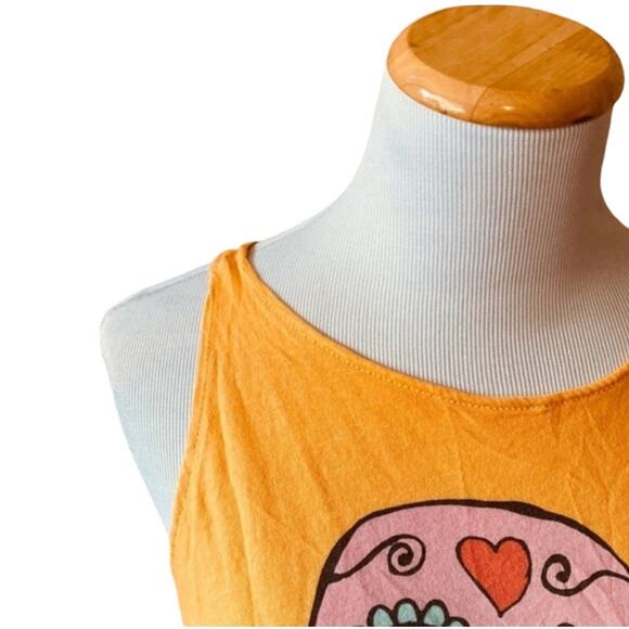 Wildfox Sugar Skull Day Of The Dead Swing Top Size Small - Picture 3 of 7